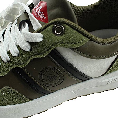 Pantofi sport din piele ecologică cu detalii holografice, multicolor, KA, Lee Cooper [5]