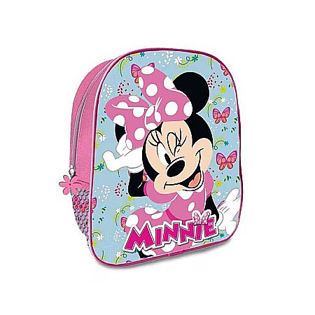 Ghiozdane si rucsacuri - Ghiozdan grădiniță, 26x7x20 cm, bretele ajustabile și întărite, multicolor, Flower Smile, Minnie Mouse