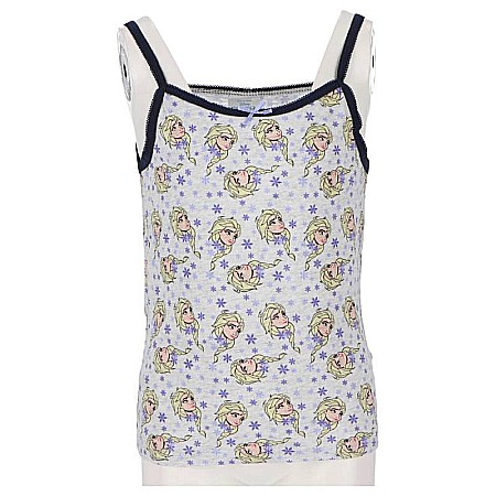 Set două maiouri fete, 100% bumbac, multicolor, Elsa, Frozen [1]