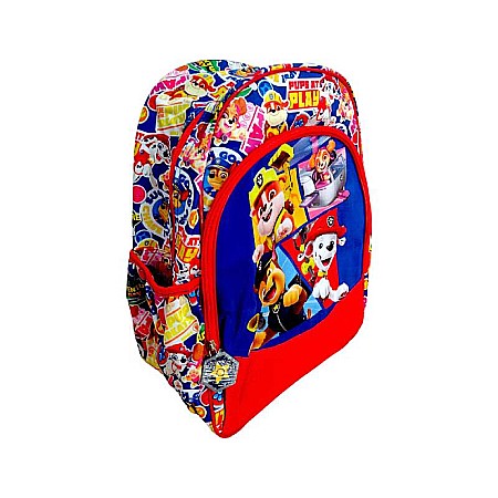 Ghiozdan ergonomic, cu două compartimente și două buzunare laterale, 40x30x15 cm, bretele ajustabile și întărite, multicolor, All Mighty, Paw Patrol [1]
