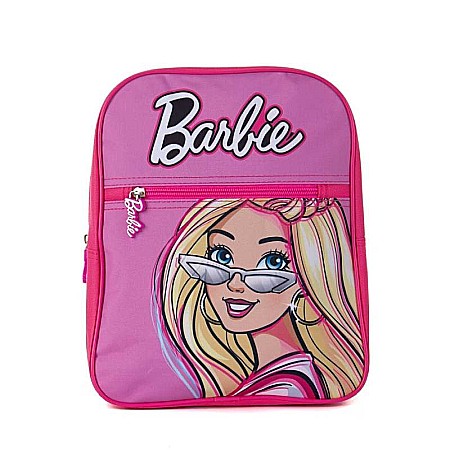 Ghiozdane si rucsacuri - Ghiozdan cu un compartiment principal și buzunar, 30x8x23 cm, bretele ajustabile și întărite, multicolor, Barbie