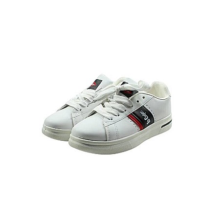 Incaltaminte sport - Pantofi sport din piele ecologică cu detalii holografice, alb, WH, Lee Cooper