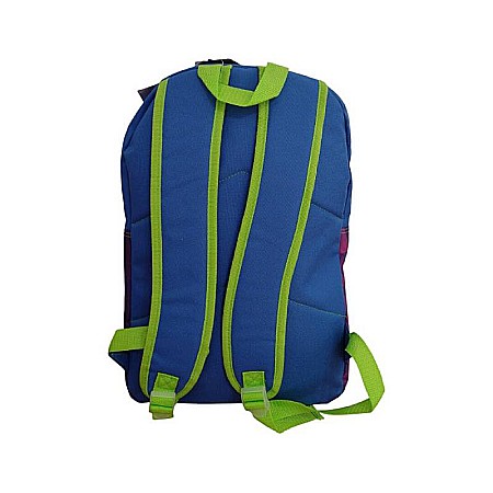 Rucsac cu un compartiment principal și buzunar față, 42x30x15 cm, bretele ajustabile și întărite, multicolor, Sonic [2]