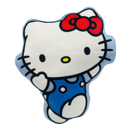 Perne decorative si calatorie - Pernă decorativă, albastru, 35 cm, Fun, Hello Kitty