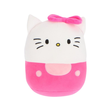 Perne decorative si calatorie - Pernă din pluș super moale, squishy, pentru copii, roz, 32 cm, Happy, Hello Kitty