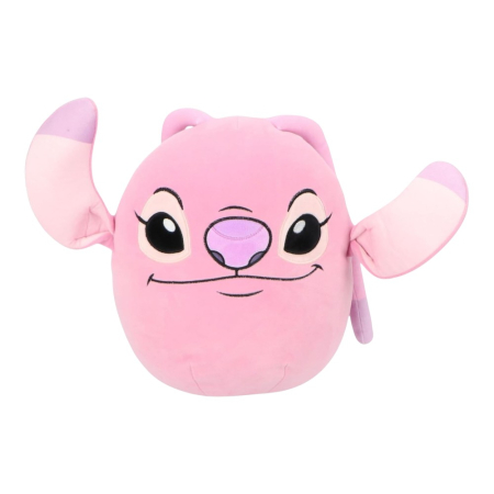 Textile - Pernă din pluș super moale, squishy, pentru copii, roz, 32 cm, Happy, Stitch