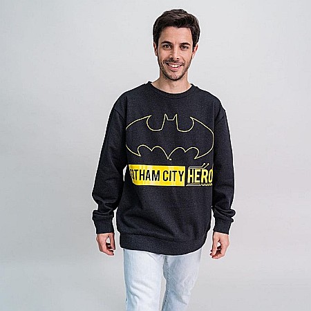 Bluză de trening cu model grafic, negru, Batman [3]