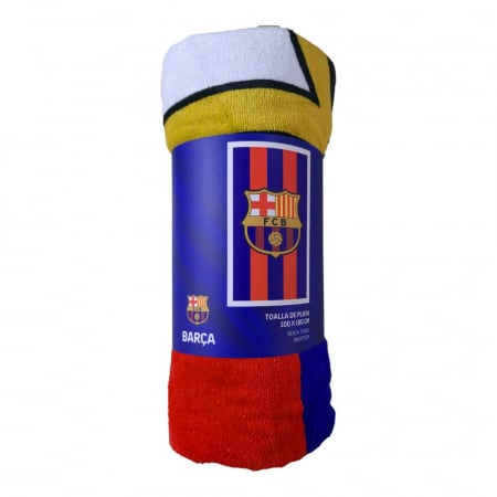 Prosop de baie, Grande, 180x100 cm, 100% bumbac, FC Barcelona [1]