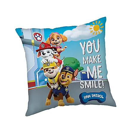 Pernă multicolor cu două fețe Paw Patrol