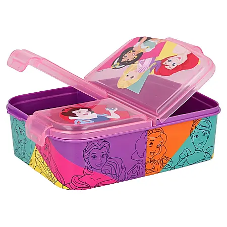 Cutie sandwich, multicompartimente, multicolor, fără BPA, Princess, Disney [1]