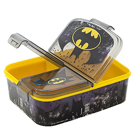 Cutie sandwich, multicompartimente, multicolor, fără BPA, Batman [2]