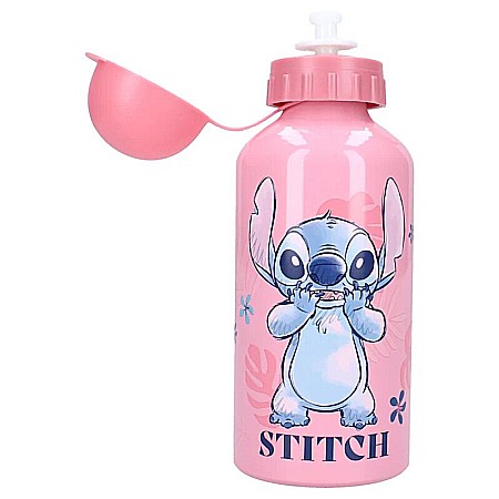 Sticlă apă din aluminiu, multicolor, capacitate 500 ml, Stitch, Prime Let's Eat [2]