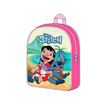 Ghiozdan copii, 30x26x10 cm, multicolor, bretele ajustabile, Stitch. Disney