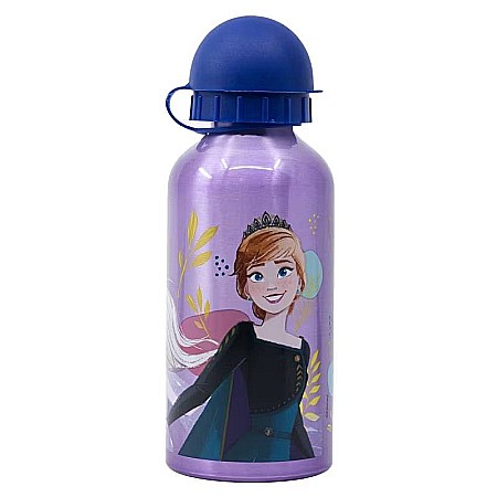 Șorțuri și bonete - Sticlă de apă, pentru copii, din aluminiu, fără BPA, multicolor, 400 ml, Frozen, Disney