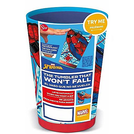 Pahare, farfurii și căni - Pahar antialunecare, Spiderman, multicolor, plastic, 470 ml
