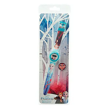 Ceas mână digital albastru Frozen II bleu