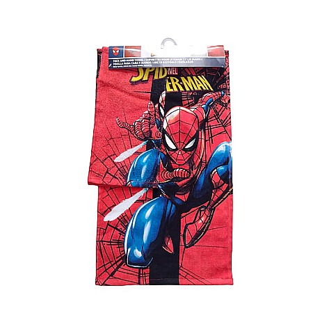 Textile - Set două prosoape pentru mâini și față, 30x30 cm și 30x50 cm, 100% bumbac, multicolor, Spiderman