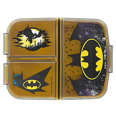 Cutie sandwich, multicompartimente, multicolor, fără BPA, Batman [1]