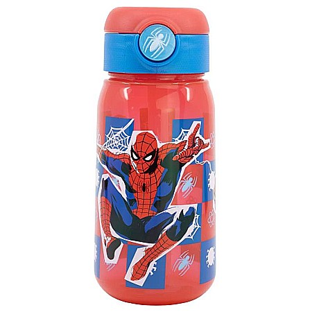 Șorțuri și bonete - Sticlă apă copii Spiderman Arachind Grid, plastic, 510 ml Transparent