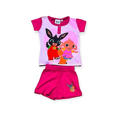 Pijamale - Pijamale copii cu mânecă scurtă, 100% bumbac, multicolor, Bing