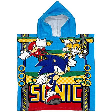 Poncho - Prosop tip poncho, multicolor, 50 x 100 cm, Team, Sonic