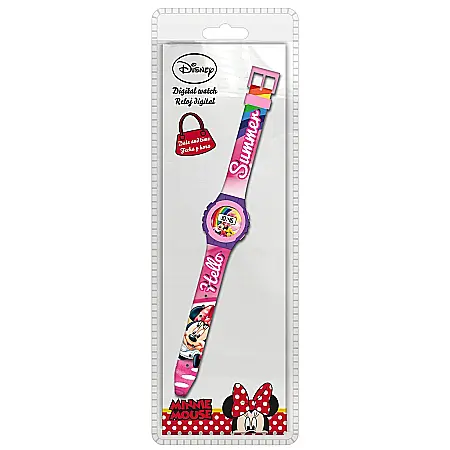 Ceas Minnie Mouse digital mână, Hello Summer Multicolor [1]