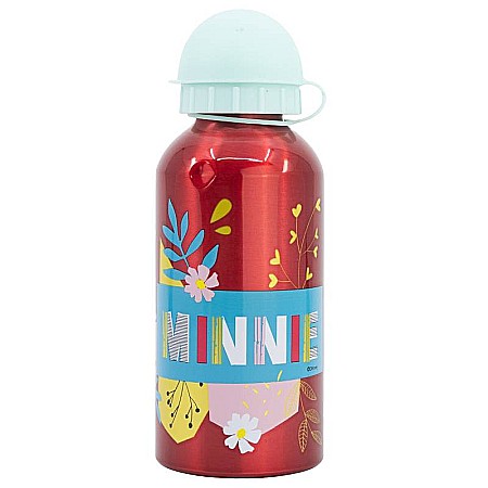 Set sticlă apă 400 ml din aluminiu și cutie sandwich cu tacâmuri, fără BPA, Being, Minnie Mouse [3]