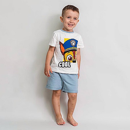 Set 2 piese pentru copii, tricou și pantaloni scurți, 100% bumbac, multicolor, Cool, Paw Patrol [4]