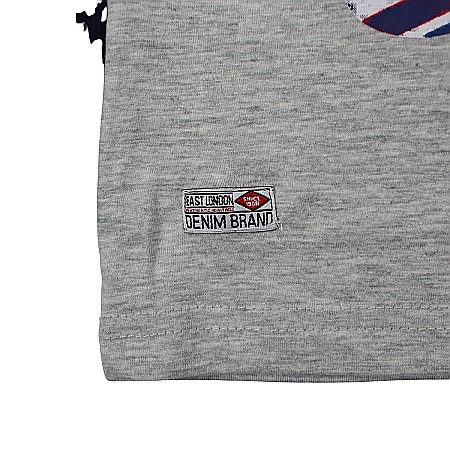 Tricou cu maneca lunga, 100% bumbac, gri, Rock, Lee Cooper [2]