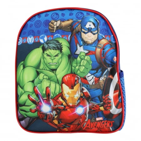 Rucsac copii, 26x22x10 cm, bretele întărite și ajustabile, multicolor, Avengers [1]