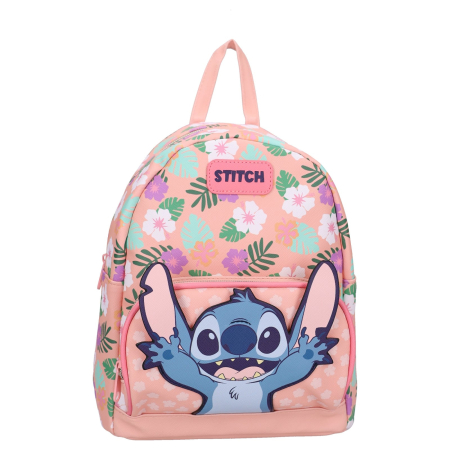 Ghiozdane si rucsacuri - Rucsac cu 2 compartimente, 26x22x11, bretele ajustabile și întărite, multicolor, Stitch