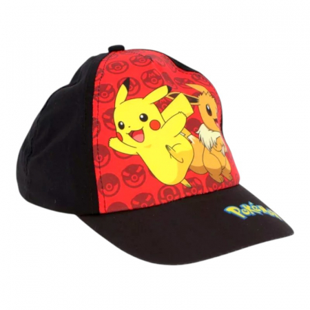 Sepci si palarii - Sapca baieti, negru, marimea 56 cm, So fun, Pokemon