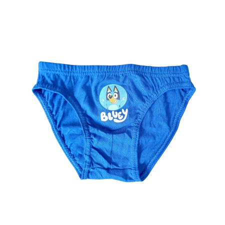 Set 3 perechi chiloți băieți, albastru, 100% bumbac, Happy, Bluey [4]