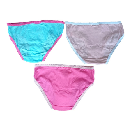 Set 3 perechi chiloți fete, multicolor, 100% bumbac, Happy, Gabby's Dollhouse [1]