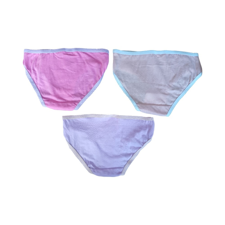 Set 3 perechi chiloți fete, roz, 100% bumbac, Happy, Bluey [1]