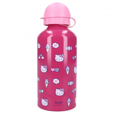 Sticla apa din aluminiu, multicolor, capacitate 500 ml, Really Refreshing, Hello Kitty [2]