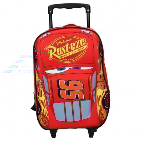 Troler 3D, 38x28x12 cm, multicolor, bretele ajustabile si intarite, Piston Cup, Cars 3 [1]