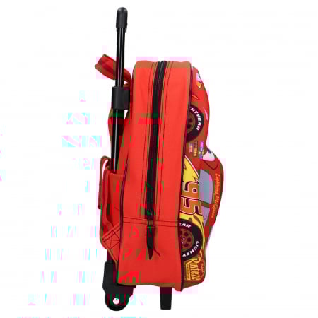 Troler 3D, 38x28x12 cm, multicolor, bretele ajustabile si intarite, Piston Cup, Cars 3 [2]