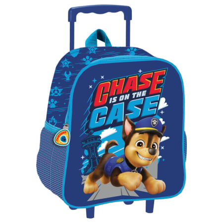 Troler - Troler 3D, cu un compartiment, 32x26x11 cm, bretele ajustabile și întărite, albastru, Happy, Paw Patrol