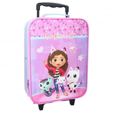 Troler copii, dimensiuni 41x30x14 cm, Multicolor, Made To Roll, Gabby's Dollhouse