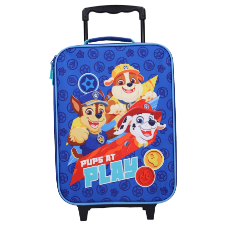 Trolere calatorie - Troler pentru călătorie, 47x31x14 cm, albastru, Happy, Paw Patrol