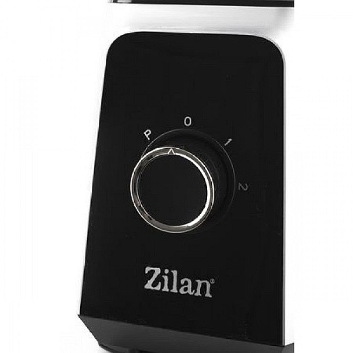 Blender ZILAN ZLN-3925, 1.5 l, 2 viteze + Functie impuls, Zdrobire gheata, Vas de sticla, Inox [2]