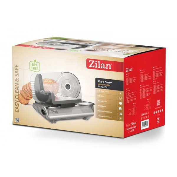 Feliator alimente Zilan ZLN-3376, Putere 150W, Grosime taiere reglabila 1-15 mm, Lama taiere inox [3]