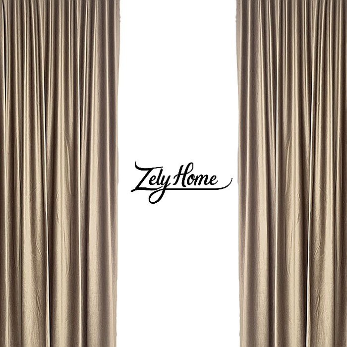 Draperii Catifea Simplu Cappucino [2]