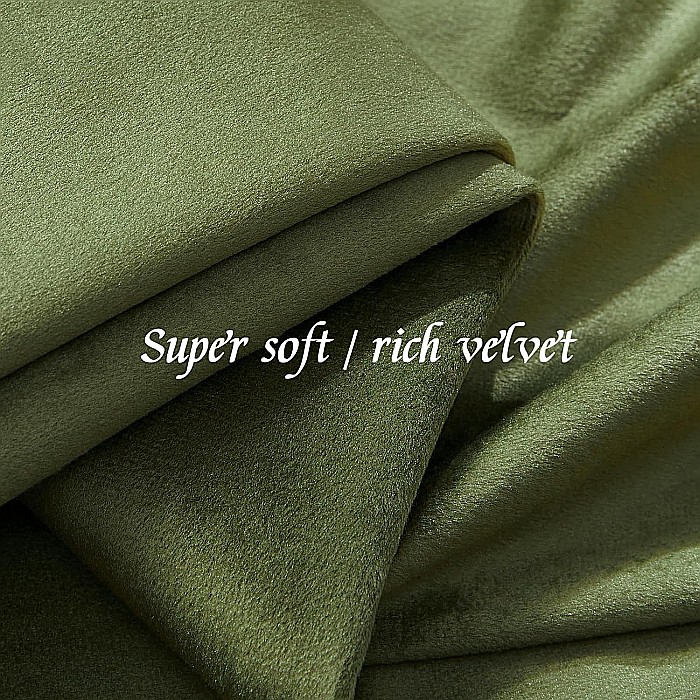 Draperii Catifea Verde Olive [5]