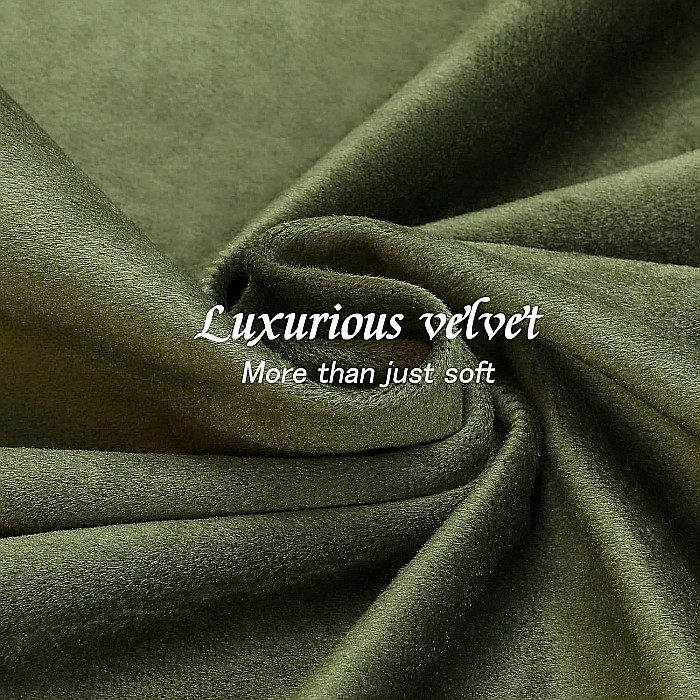 Draperii Catifea Verde Olive [4]