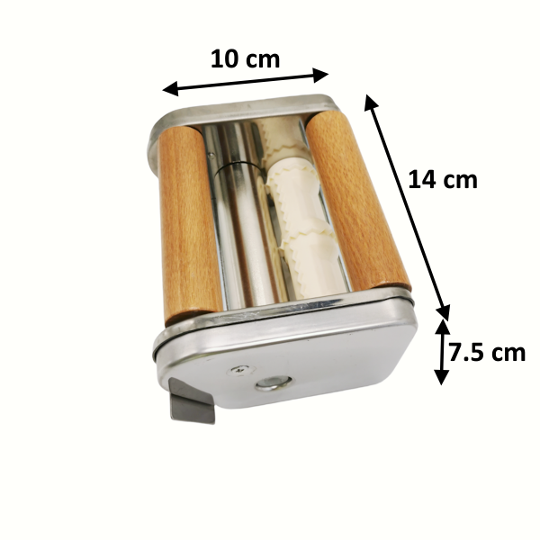 Accesoriu de facut ravioli Zilan ZLN9488 pentru aparat de facut paste, doua role din lemn [3]