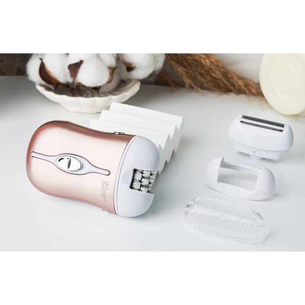 Aparat de epilat Zilan ZLN8788 3 in 1 , 2 capete de epilare, 2 trepte de viteza, perie pentru curatare [3]