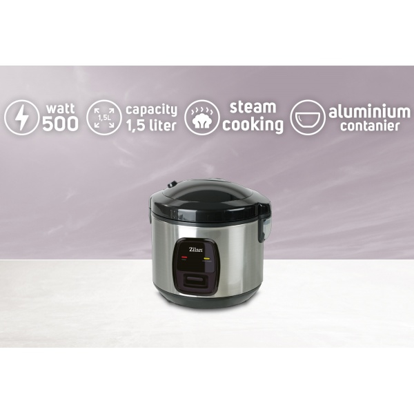 Aparat de gatit Zilan ZLN2793 2 in 1 pentru gatit orez si alimente la abur, capacitate [5]