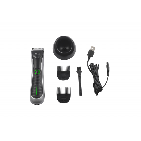 Aparat de tuns Trimmer Zilan ZLN8849 Priapos, Indicator LED cu 2 culori, Otel inoxidabil, Protectie IPx5, Incarcare rapida [5]